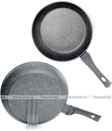 Сковорода Fissman Rock Stone Ø20см с антипригарным покрытием Platinum Forte