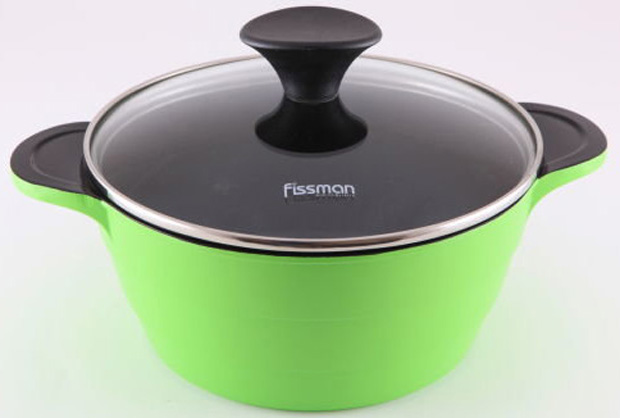 Каструля Fissman Rainbow 2.3л з керамічним антипригарним покриттям