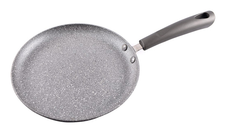Сковорода для млинців Fissman Grey Stone Ø23см з антипригарним покриттям "Platinum"