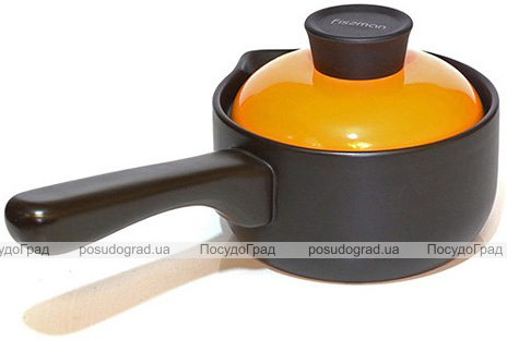Ківш керамічний Fissman Del Fuoco Orange 1л, жароміцна кераміка