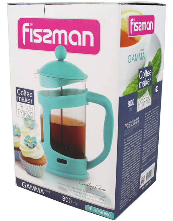 Френч-прес Fissman Gamma 800мл + мірна ложка