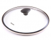 Кришка скляна Fissman DIANA Ø26см з силіконовим ободом