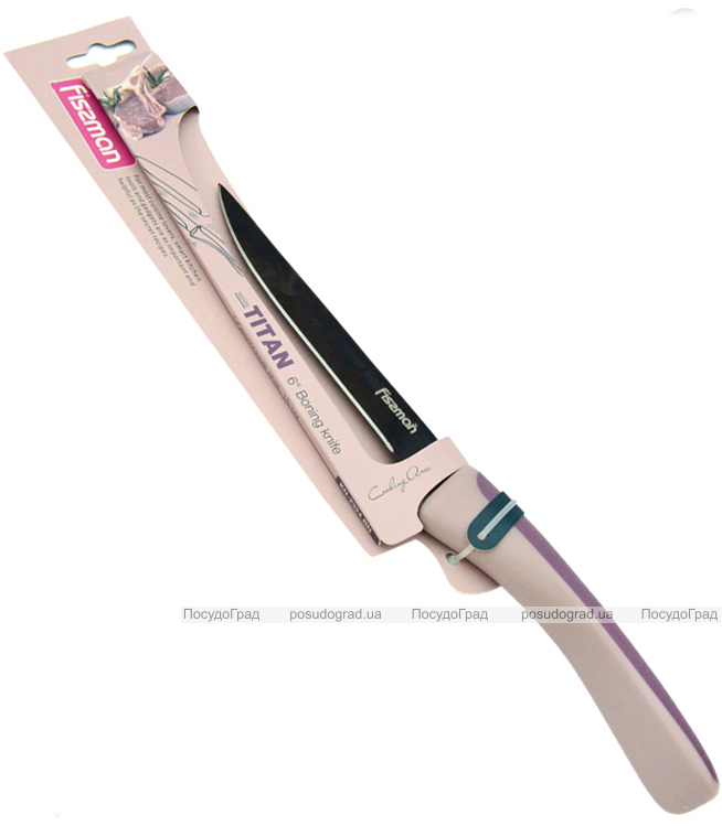 Ніж обвалочний Fissman Titan 15см з титановим покриттям