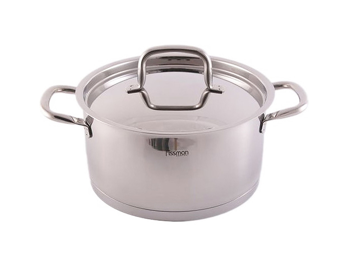 Каструля Fissman WEST 1.6л зі сталевою кришкою