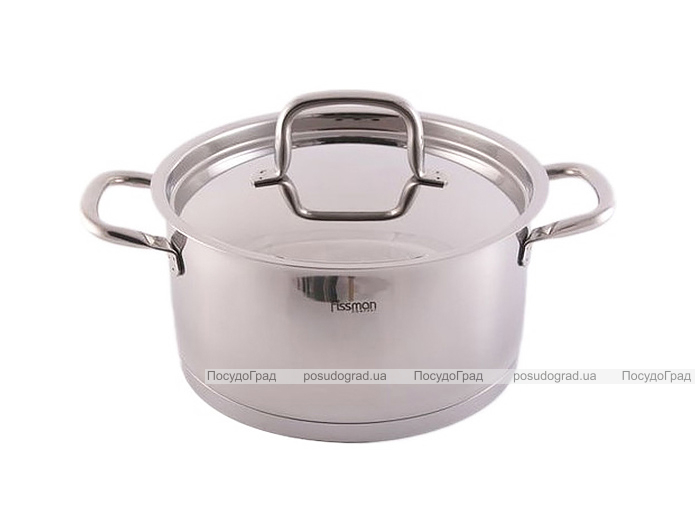 Каструля Fissman WEST 1.6л зі сталевою кришкою