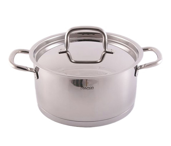Каструля Fissman WEST 3.1л зі сталевою кришкою