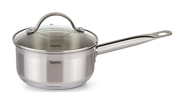 Ківш Fissman Luminosa 1.5л зі скляною кришкою