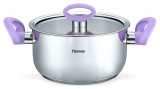 Кастрюля Fissman Veronica 3.1л с бакелитовыми ручками