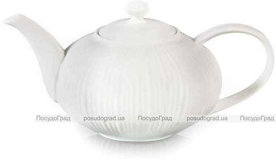 Чайник заварювальний Fissman Elegance White 1л фарфоровий