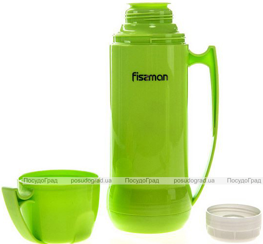 Термос Fissman Emerald 450мл зеркальная колба с крышкой-чашкой