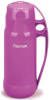 Термос Fissman Purple 600мл зеркальная колба с 2 чашками