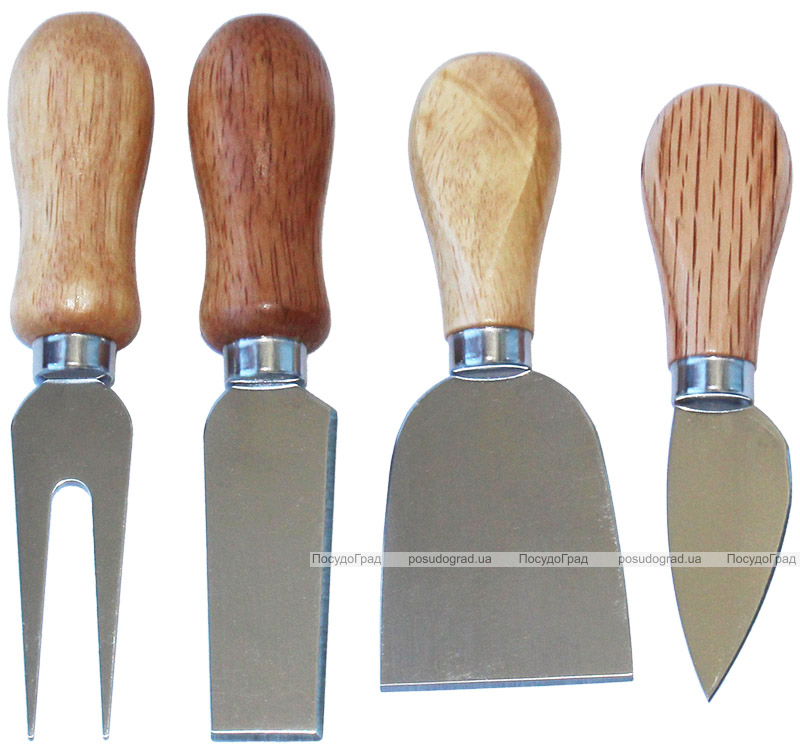 Набір 4 ножа Cheese Knife Set 13см для твердих сортів сиру