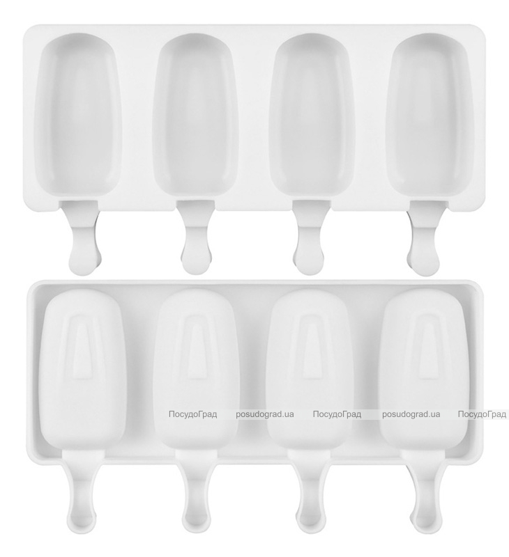 Форма для морозива IceCream Pro Mini силіконова, планшет на 4 порції, 21.3х8.6см