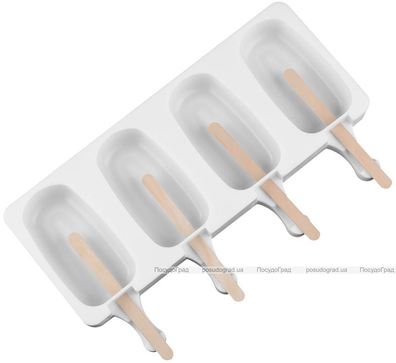 Форма для морозива IceCream Pro Mini силіконова, планшет на 4 порції, 21.3х8.6см
