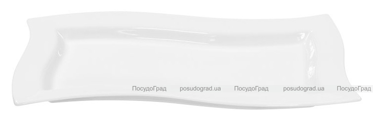 Набір 6 сервірувальних блюд Helfer 21х10см білі, фарфор