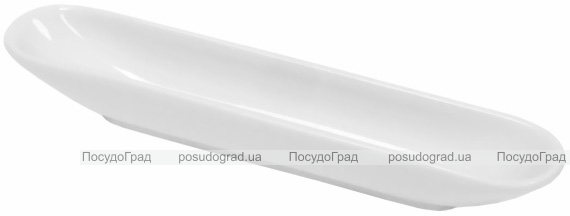 Набір 12 блюд для оливок Helfer 21х3см білі, фарфор