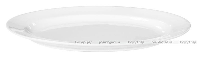 Набор 6 сервировочных блюд Helfer Baden овальные Ø20.5см белые, фарфор