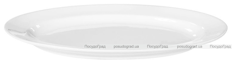 Набір 4 сервірувальних блюда Helfer Baden овальні Ø25.5см білі, фарфор