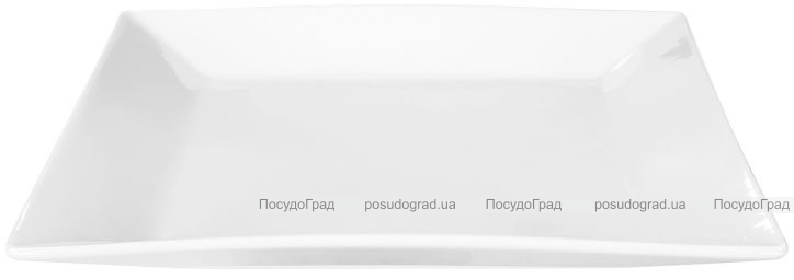 Набор 4 тарелки закусочные Helfer Linz 26х26см белые, фарфор