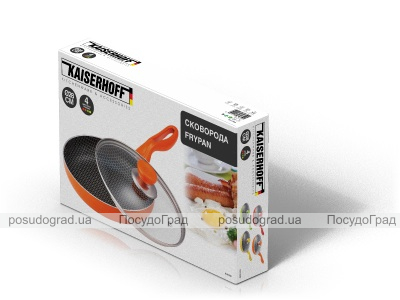 Сковорода з кришкою Kaiserhoff Ø28х5,5см PFLUON