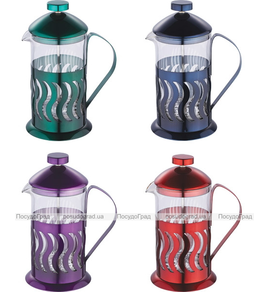 Френч-прес Kaiserhoff 1906 350мл Colored Plunger