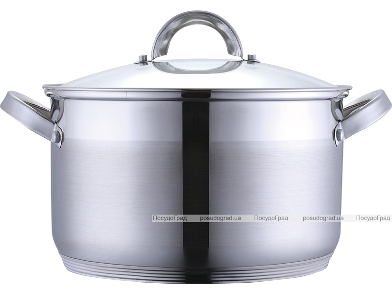Каструля Kaiserhoff Standard 6,1л зі скляною кришкою
