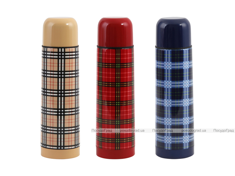 Термос Kaiserhoff "Vacuum Flask" 500мл Шотландка