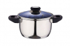 Каструля Kaiserhoff Blue Sky 1,9 л з блакитною скляною кришкою