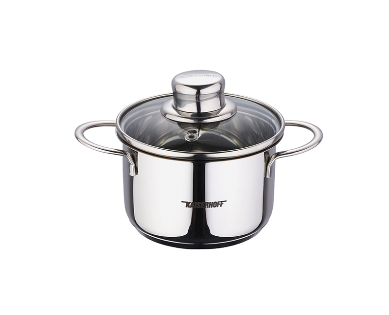 Каструля Kaiserhoff Style Pot Junior 800мл зі скляною кришкою