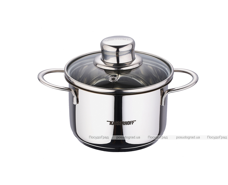 Каструля Kaiserhoff Style Pot Junior 1,2л зі скляною кришкою