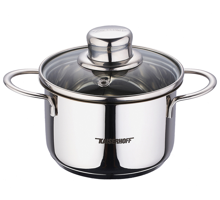 Каструля Kaiserhoff Style Pot Junior 6,1л зі скляною кришкою