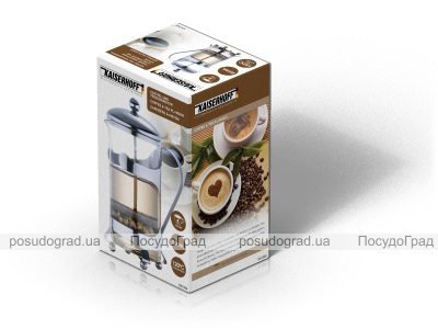 Френч-прес Kaiserhoff 7308 600мл Coffee&Tea Plunger II