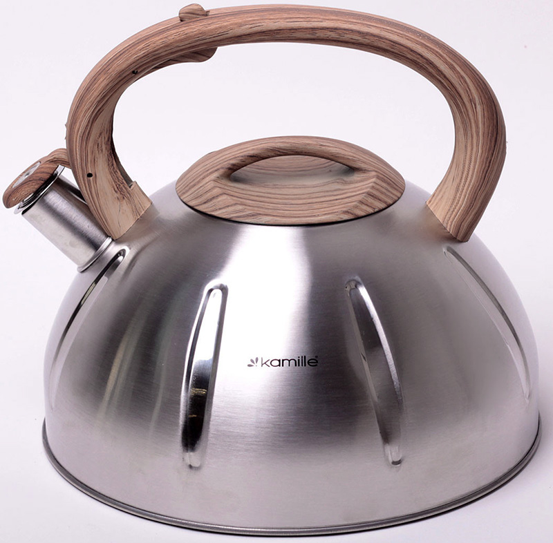 Чайник Kamille Whistling Kettle 5л з нержавіючої сталі зі свистком