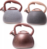 Чайник Kamille Whistling Kettle Granite 2.8л з нержавіючої сталі зі свистком