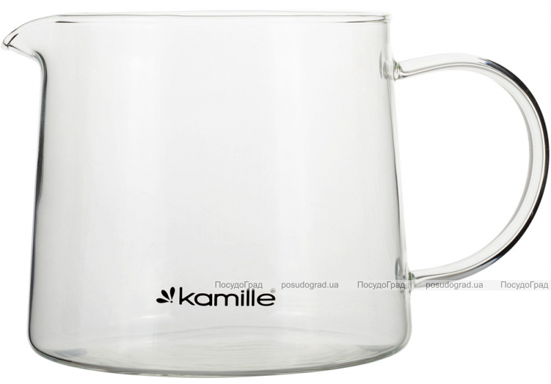 Чайник скляний заварювальний Kamille 1500мл зі знімним ситечком (0776l)