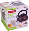 Чайник Kamille Whistling Kettle 3л з нержавіючої сталі зі свистком, коричневий граніт