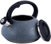 Чайник Kamille Whistling Kettle 3л із нержавіючої сталі зі свистком, сірий граніт