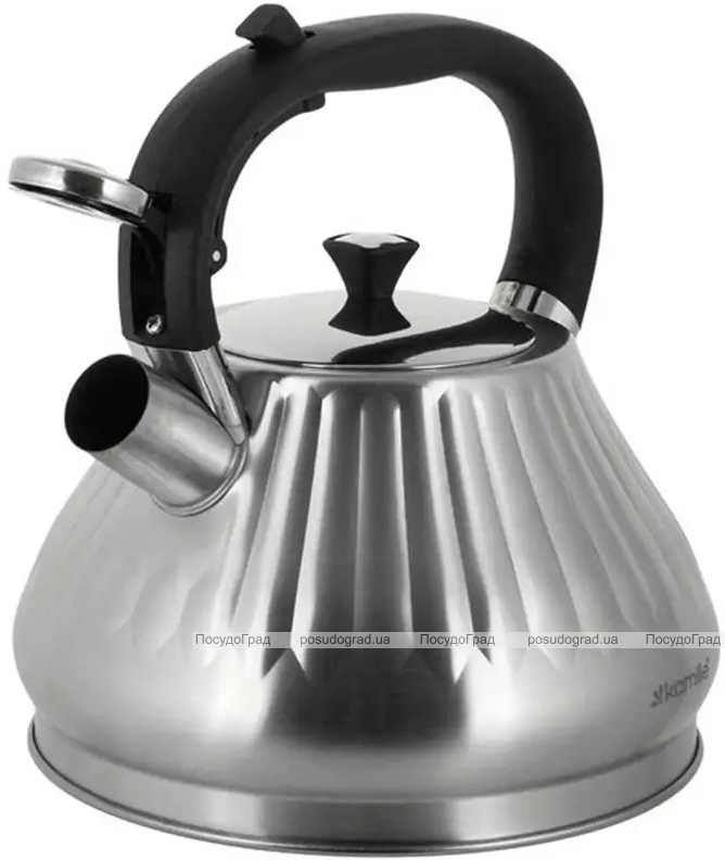 Чайник Kamille Whistling Kettle Marshmallow 3л з нержавіючої сталі зі свистком
