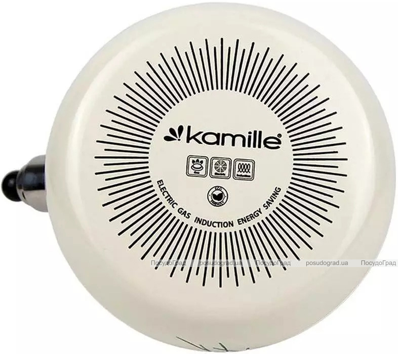 Чайник емальований Kamille "Прованс" 2.5л зі свистком