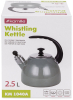Чайник емальований Kamille "Boiling Water" 2.5л зі свистком, індукційний, оливковий