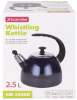Чайник емальований Kamille "Boiling Water" 2.5л зі свистком, індукційний, синій