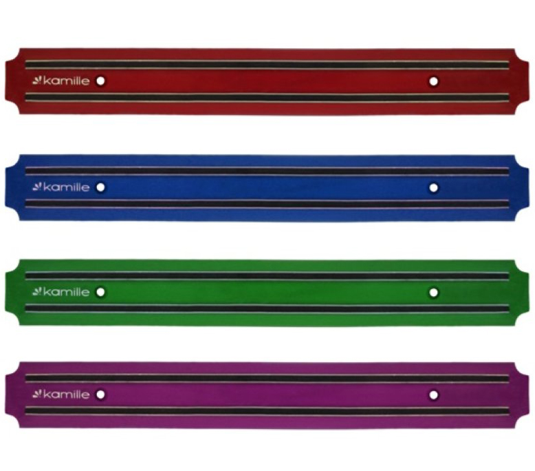 Магнітна планка Kamille Color 38см для ножів
