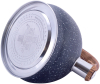 Чайник Kamille Whistling Kettle Marble 2л з нержавіючої сталі зі свистком, чорний мармур