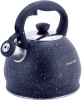 Чайник Kamille Whistling Kettle 2л з нержавіючої сталі зі свистком, чорний мармур