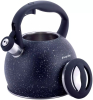 Чайник Kamille Whistling Kettle 3л з нержавіючої сталі зі свистком (чорний граніт)
