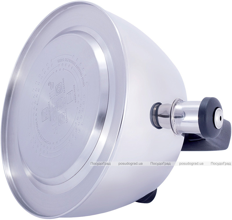 Чайник Kamille Whistling Kettle Thermo 3л з нержавіючої сталі зі свистком і термометром