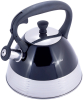 Чайник Kamille Whistling Kettle Black 3л з нержавіючої сталі зі свистком