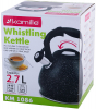 Чайник Kamille Whistling Kettle Marble 2.7л з нержавіючої сталі зі свистком