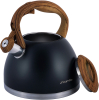 Чайник Kamille Whistling Kettle Black 2.7л з нержавіючої сталі зі свистком