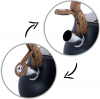 Чайник Kamille Whistling Kettle Black 2.7л з нержавіючої сталі зі свистком (чорний)
